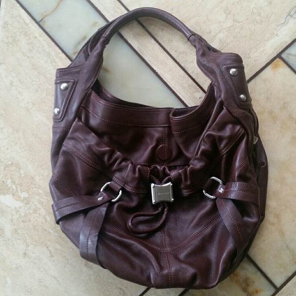 B. Makowsky Brown Leather Bag - Picture 2 of 3